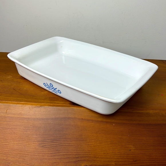 Vintage Corning Ware Cornflower Rectangular cooking Pan. P-332 - Picture 7 of 7